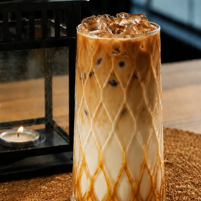 Hazelnut Iced Latte